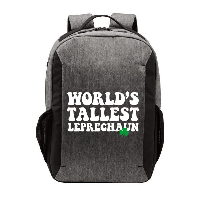 Worlds Tallest Leprechaun St Patricks Clover Vector Backpack
