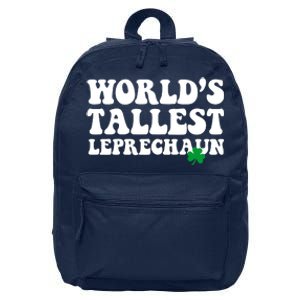 Worlds Tallest Leprechaun St Patricks Clover 16 in Basic Backpack