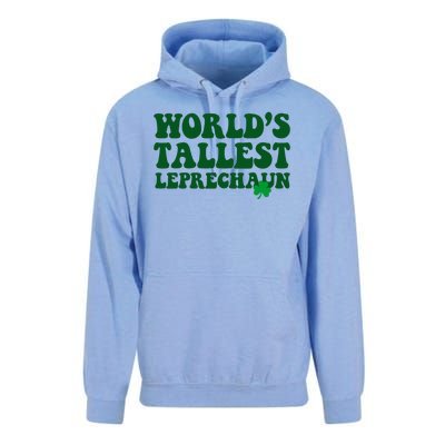 Worlds Tallest Leprechaun St Patricks Clover Unisex Surf Hoodie