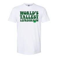 Worlds Tallest Leprechaun St Patricks Clover Softstyle® CVC T-Shirt