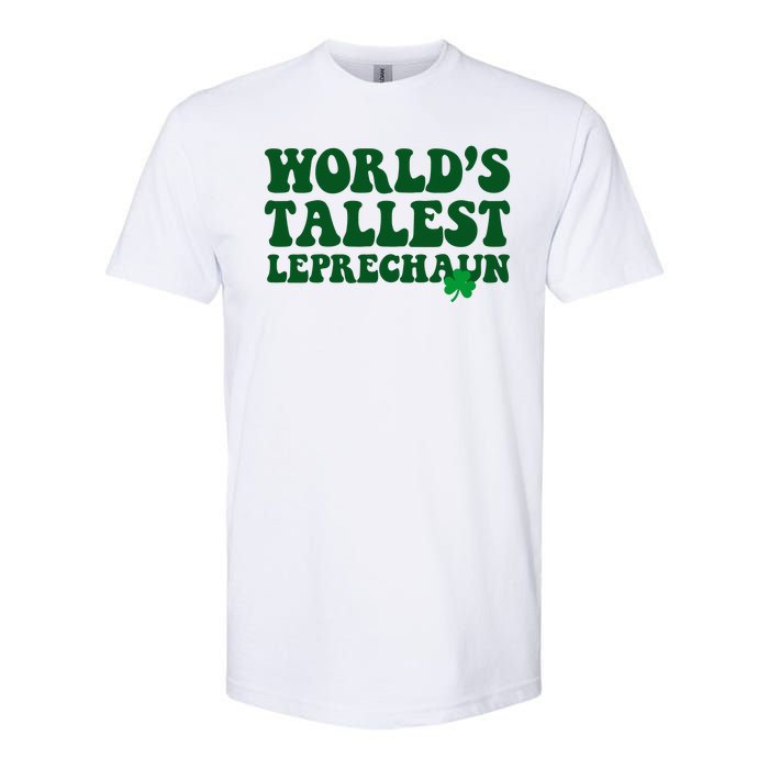 Worlds Tallest Leprechaun St Patricks Clover Softstyle® CVC T-Shirt