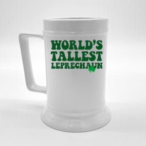 Worlds Tallest Leprechaun St Patricks Clover Beer Stein