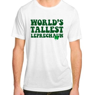 Worlds Tallest Leprechaun St Patricks Clover Adult ChromaSoft Performance T-Shirt