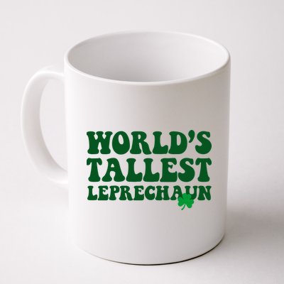 Worlds Tallest Leprechaun St Patricks Clover Mug