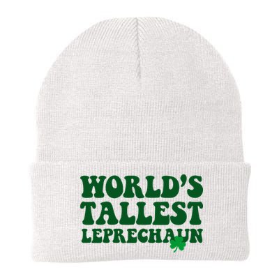 Worlds Tallest Leprechaun St Patricks Clover Beanie