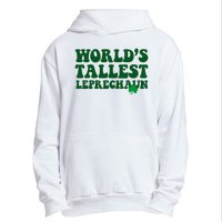 Worlds Tallest Leprechaun St Patricks Clover Urban Pullover Hoodie