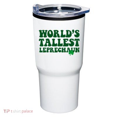 Worlds Tallest Leprechaun St Patricks Clover Tumbler