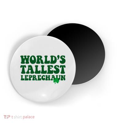 Worlds Tallest Leprechaun St Patricks Clover Magnet