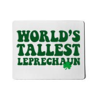 Worlds Tallest Leprechaun St Patricks Clover Mousepad