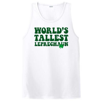 Worlds Tallest Leprechaun St Patricks Clover PosiCharge Competitor Tank