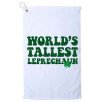 Worlds Tallest Leprechaun St Patricks Clover Platinum Collection Golf Towel