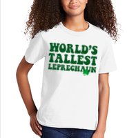 Worlds Tallest Leprechaun St Patricks Clover Kids T-Shirt