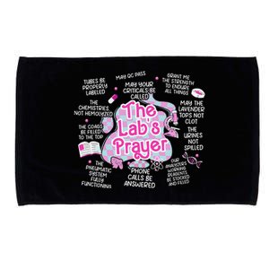 Women The Lab TechS Prayer Retro Lab Tech Phlebotomy Week Microfiber Hand Towel