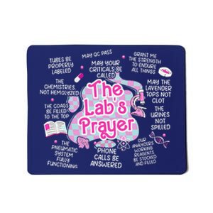 Women The Lab TechS Prayer Retro Lab Tech Phlebotomy Week Mousepad