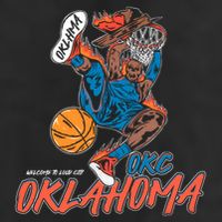 Welcome To Loud City Oklahoma Basketball 7 Panel Mesh Trucker Snapback Hat