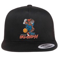 Welcome To Loud City Oklahoma Basketball Flat Bill Trucker Hat