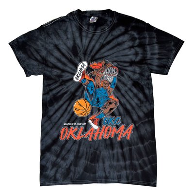 Welcome To Loud City Oklahoma Basketball Tie-Dye T-Shirt