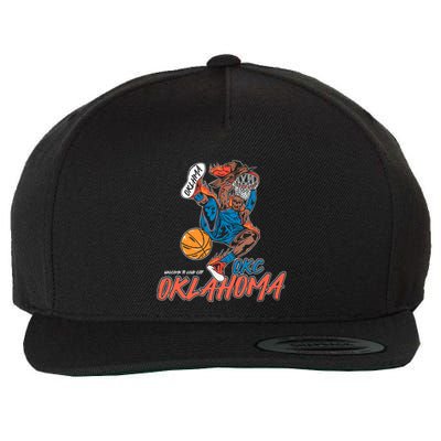 Welcome To Loud City Oklahoma Basketball Wool Snapback Cap