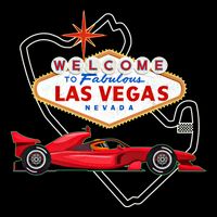 Welcome To Las Vegas Racing Race Car Strip Formula Track Cool Gift Cooling Performance Crew T-Shirt