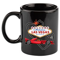 Welcome To Las Vegas Racing Race Car Strip Formula Track Cool Gift 11oz C Handle Ceramic Mug