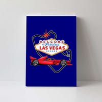 Welcome To Las Vegas Racing Race Car Strip Formula Track Cool Gift Canvas