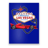 Welcome To Las Vegas Racing Race Car Strip Formula Track Cool Gift Poster