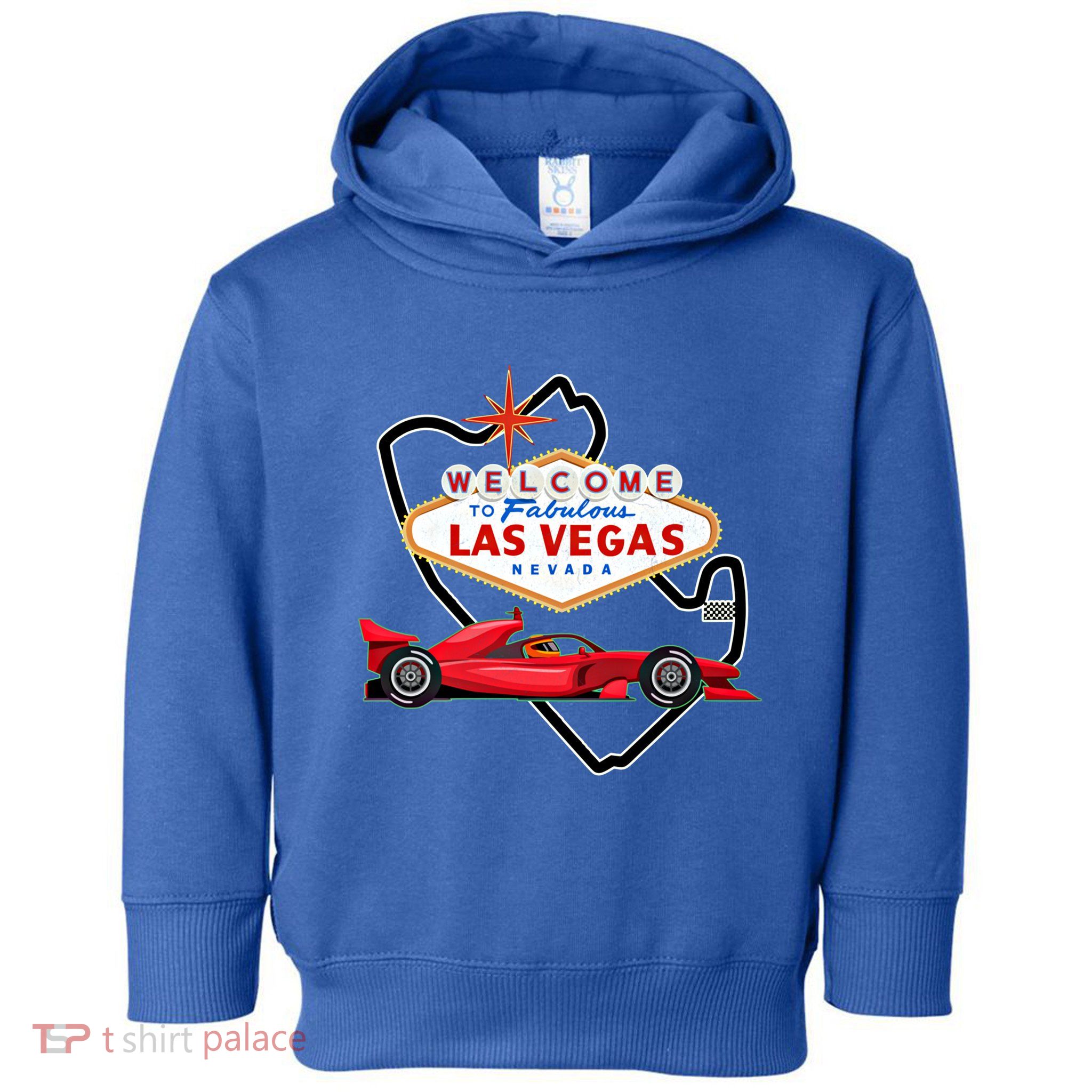Welcome To Las Vegas Racing Race Car Strip Formula Track Cool Gift Toddler Hoodie
