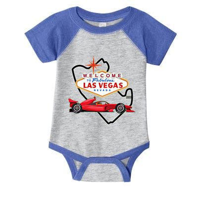 Welcome To Las Vegas Racing Race Car Strip Formula Track Cool Gift Infant Baby Jersey Bodysuit