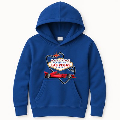Welcome To Las Vegas Racing Race Car Strip Formula Track Cool Gift Kids Hoodie