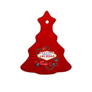 Welcome To Las Vegas Racing Race Car Strip Formula Track Cool Gift Ceramic Tree Ornament