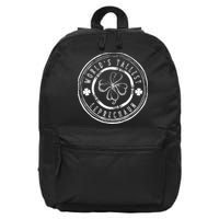 World's Tallest Leprechaun Funny Clovers St Patrick's Day 16 in Basic Backpack