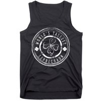 World's Tallest Leprechaun Funny Clovers St Patrick's Day Tank Top