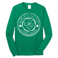 World's Tallest Leprechaun Funny Clovers St Patrick's Day Long Sleeve Shirt