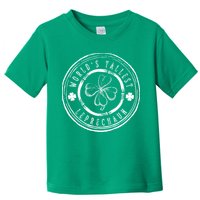 World's Tallest Leprechaun Funny Clovers St Patrick's Day Toddler T-Shirt