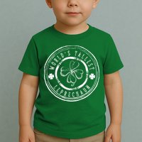 World's Tallest Leprechaun Funny Clovers St Patrick's Day Toddler T-Shirt