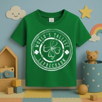 World's Tallest Leprechaun Funny Clovers St Patrick's Day Toddler T-Shirt