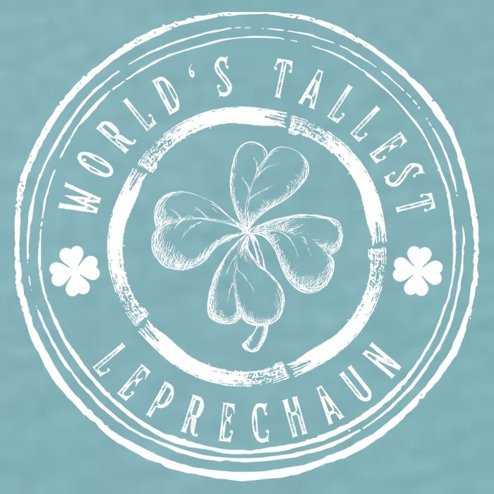 World's Tallest Leprechaun Funny Clovers St Patrick's Day Sueded Cloud Jersey T-Shirt