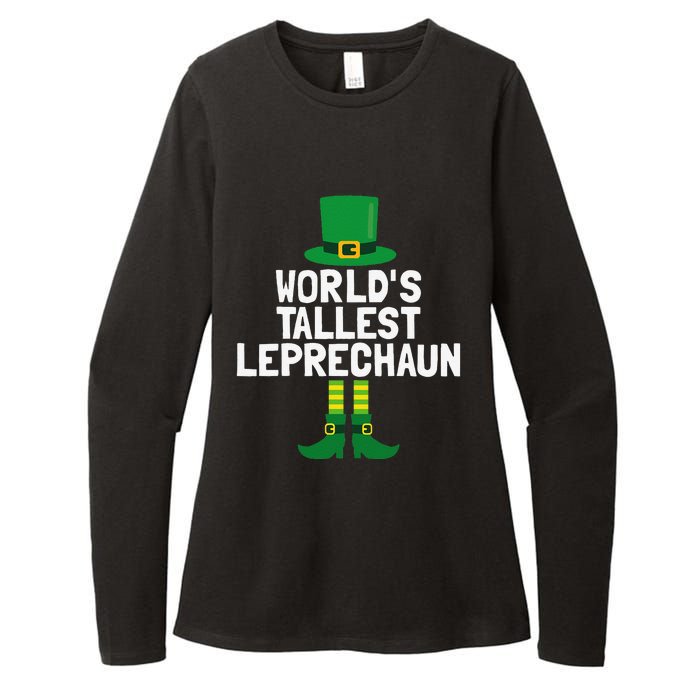 World's Tallest Leprechaun St Patricks Day Womens CVC Long Sleeve Shirt