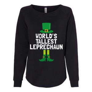 World's Tallest Leprechaun St Patricks Day Womens California Wash Sweatshirt