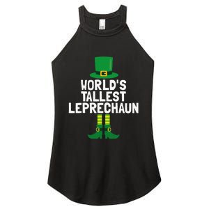 World's Tallest Leprechaun St Patricks Day Women's Perfect Tri Rocker Tank