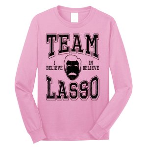 Team Lasso I Believe Collegiate Yellow Long Sleeve Shirt