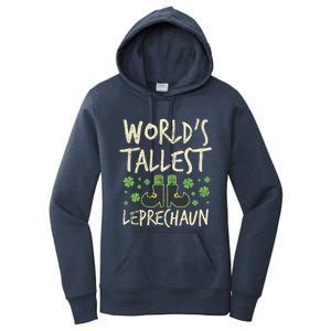 Worlds Tallest Leprechaun Four Leaf Clovers Meaningful Gift Women's Pullover Hoodie