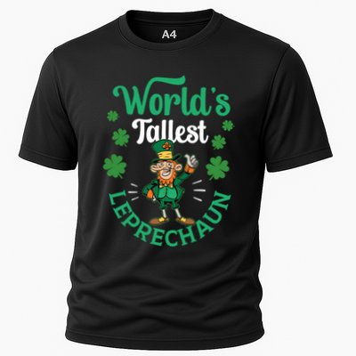 Worlds Tallest Leprechaun Ireland St Patricks Day Irish Funny Gift Performance Shirt