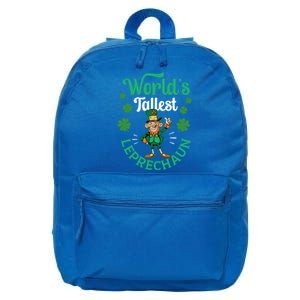 Worlds Tallest Leprechaun Ireland St Patricks Day Irish Funny Gift 16 in Basic Backpack