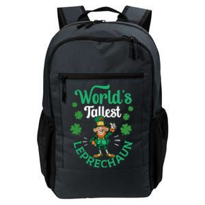 Worlds Tallest Leprechaun Ireland St Patricks Day Irish Funny Gift Daily Commute Backpack