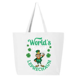 Worlds Tallest Leprechaun Ireland St Patricks Day Irish Funny Gift 25L Jumbo Tote