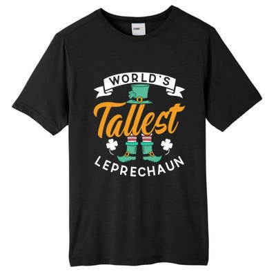 Worlds Tallest Leprechaun Ireland St Patricks Day Irish Cool Gift Tall Fusion ChromaSoft Performance T-Shirt