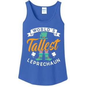 Worlds Tallest Leprechaun Ireland St Patricks Day Irish Cool Gift Ladies Essential Tank