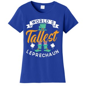 Worlds Tallest Leprechaun Ireland St Patricks Day Irish Cool Gift Women's T-Shirt