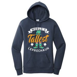 Worlds Tallest Leprechaun Ireland St Patricks Day Irish Cool Gift Women's Pullover Hoodie